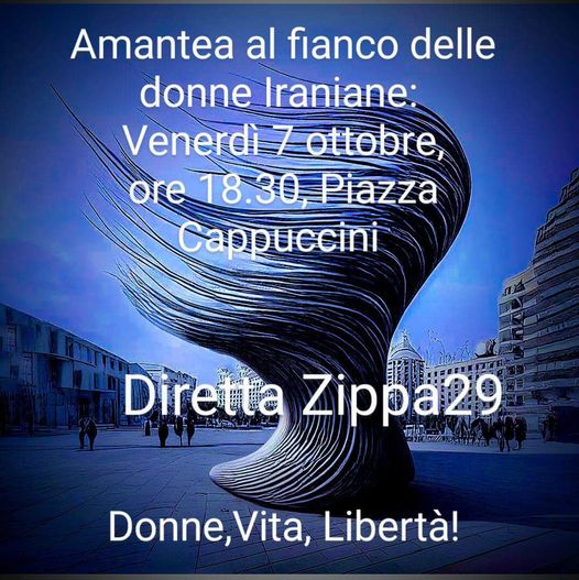  Anche Amantea scende in piazza al fianco delle donne iraniane