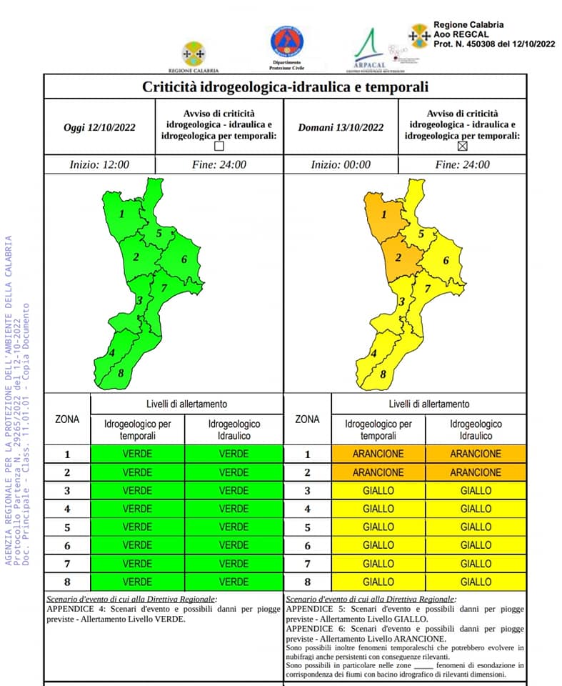 Maltempo sulla costa tirrenica