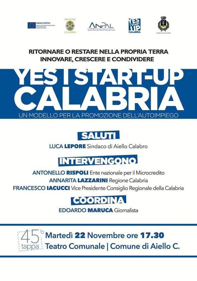 Giovani e impresa: le proposte di Yes I Start Up