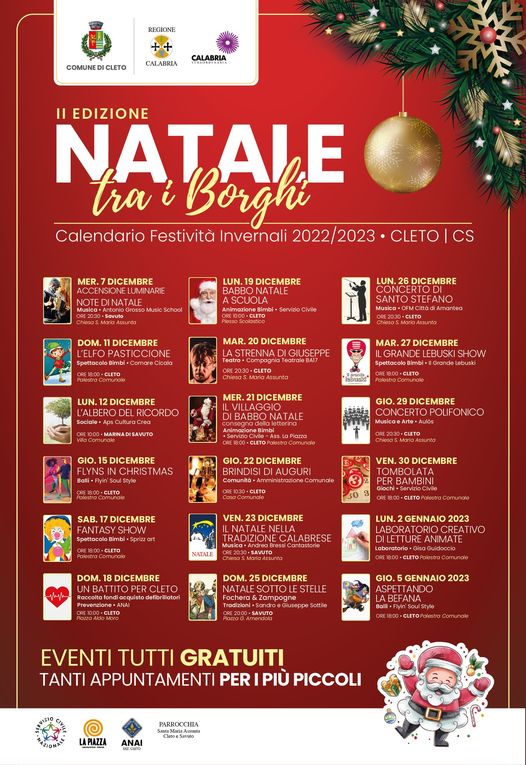 Le festività a Cleto: Natale tra i borghi