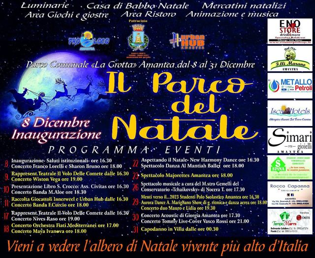 Parco del Natale: un mese di festa per Amantea