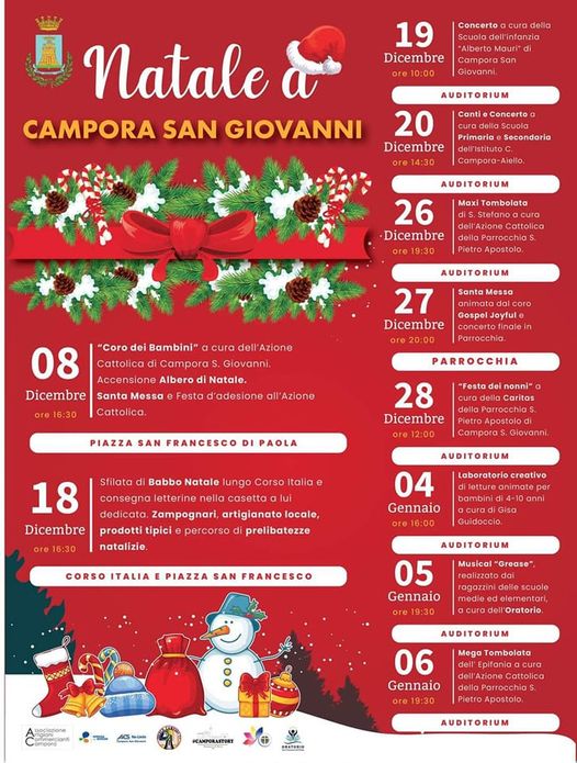 Campora si anima dell'atmosfera di Natale