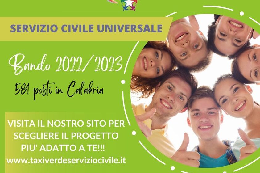 Servizio civile universale: bando per il nuovo anno