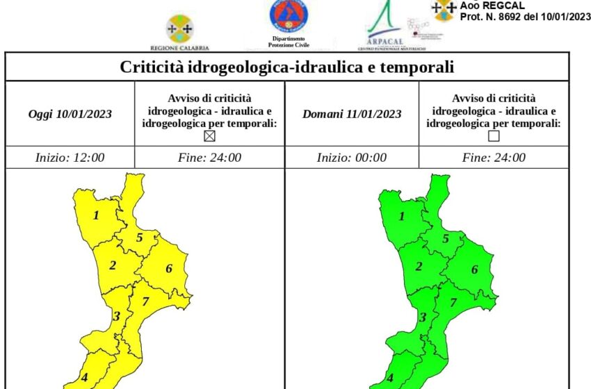 Meteo: condizioni atmosferiche in miglioramento