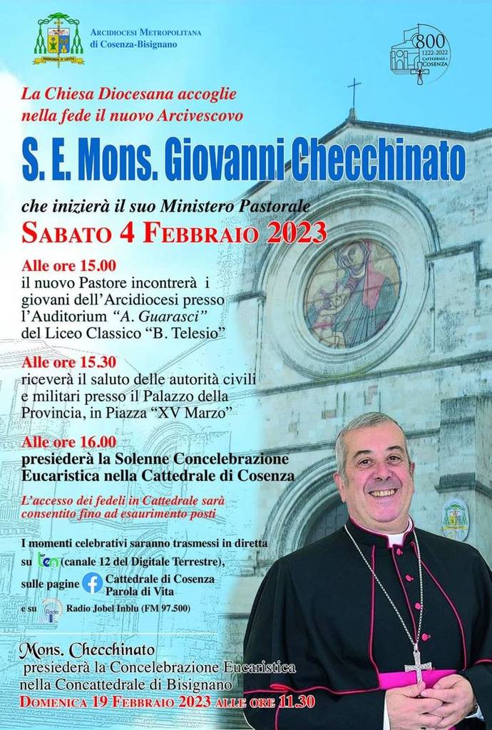 Mons. Checchinato inizia dai giovani della diocesi