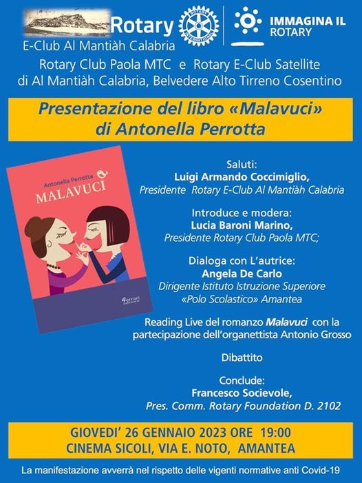 Rotary Al Mantiàh Calabria presenta "Malavuci"