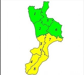 Bollettino meteo protezione civile calabria