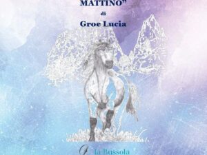 Locandina di presentazione del romanzo "Il mustang e la piccola stella del mattino" di Lucia Groe