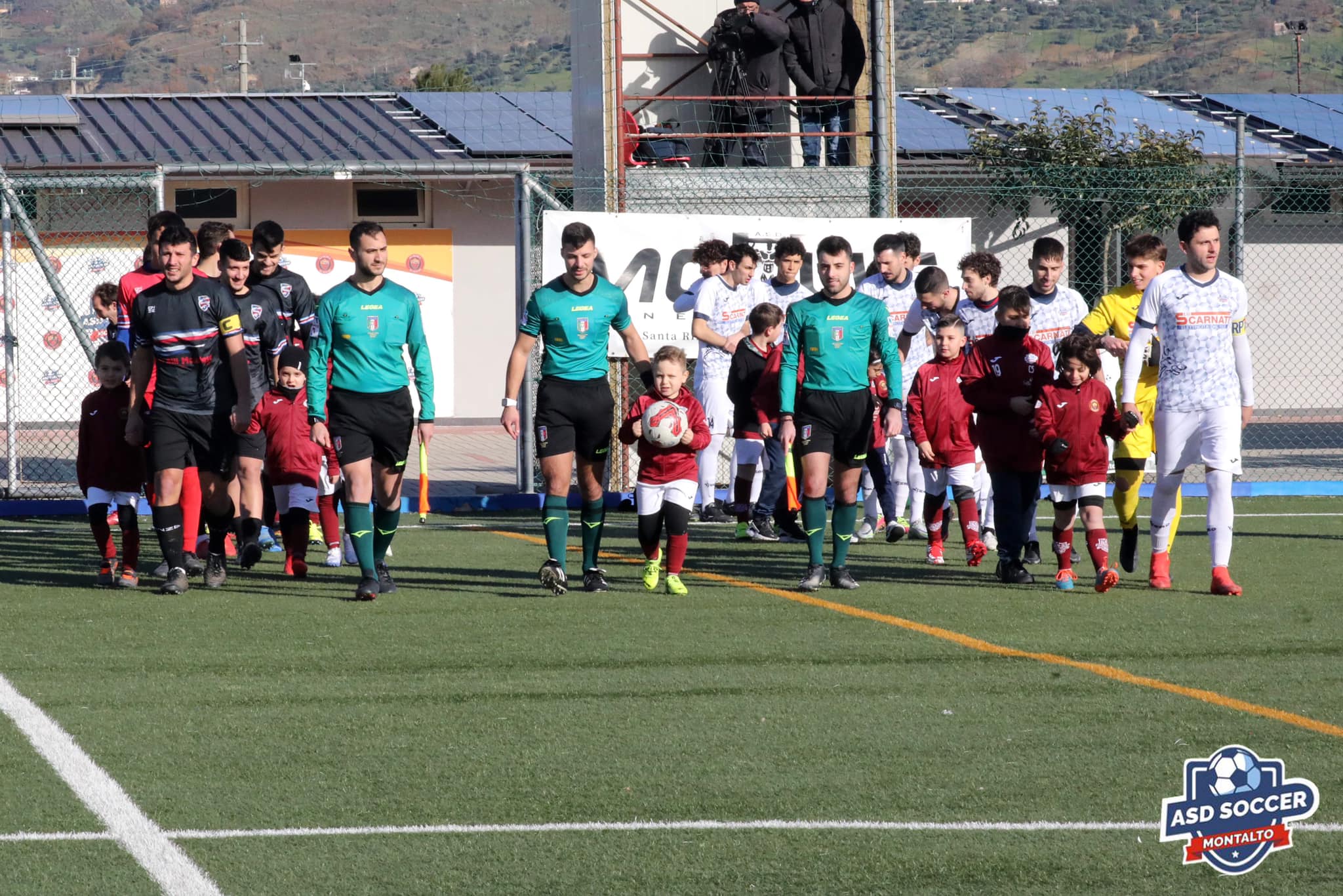 La partita tra Soccer Montalto e Amantea Calcio.