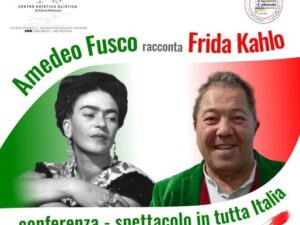 Locandina spettacolo su Frida Kahlo