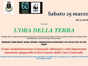 Locandina Aiello Calabro Ora della Terra Wwf