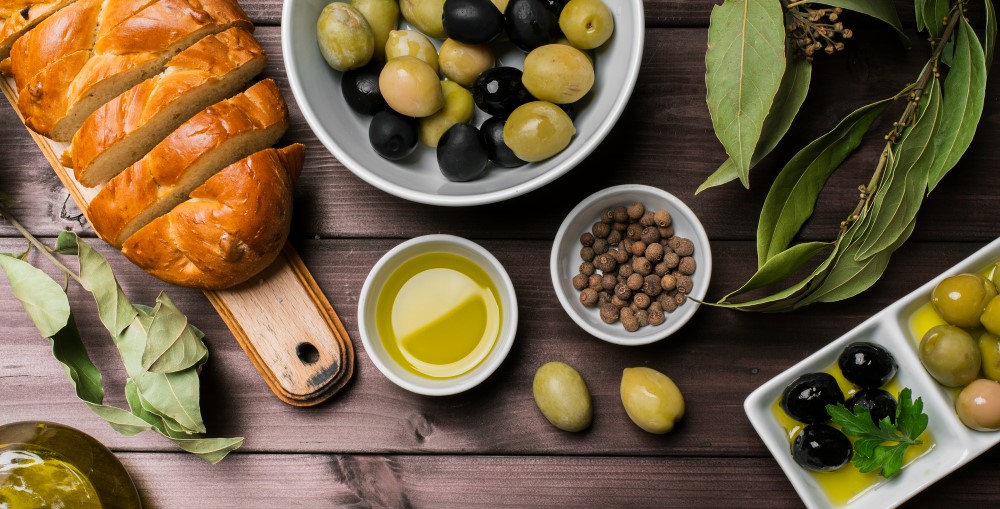 Alimenti di dieta mediterranea