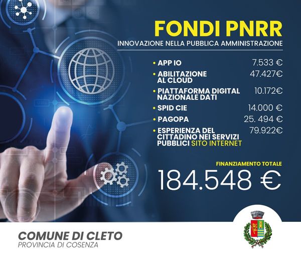  Cleto: transizione digitale in arrivo