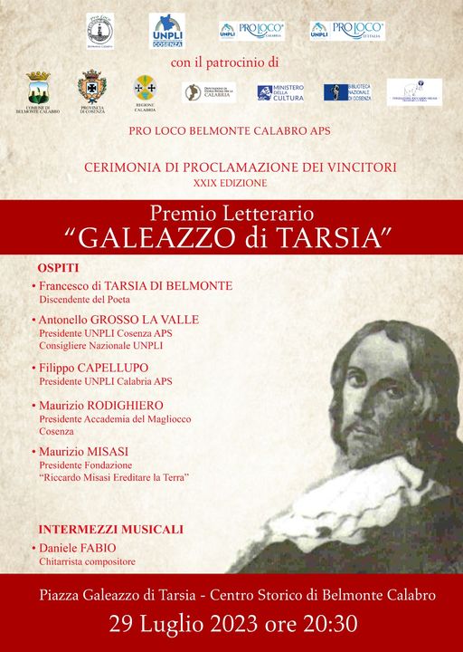 Cerimonia del Premio Galeazzo di Tarsia