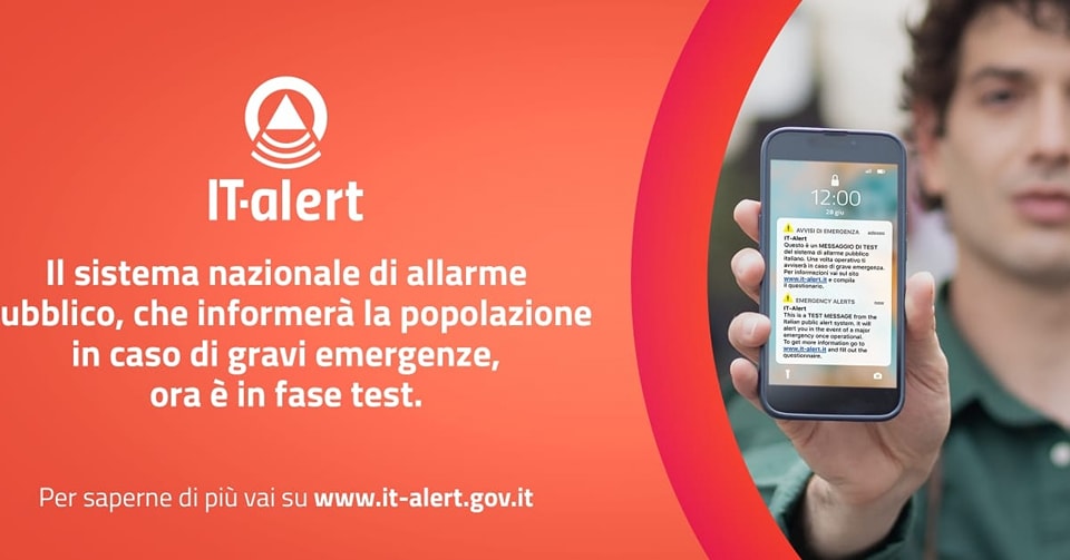  Test della Protezione Civile per il sistema di allarme pubblico