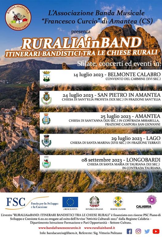 "Ruraliainband" per unire musica e bellezza dei luoghi