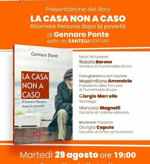 presentazione del libro di Gennaro Ponte "La casa non a caso" a Fiumefreddo Bruzio