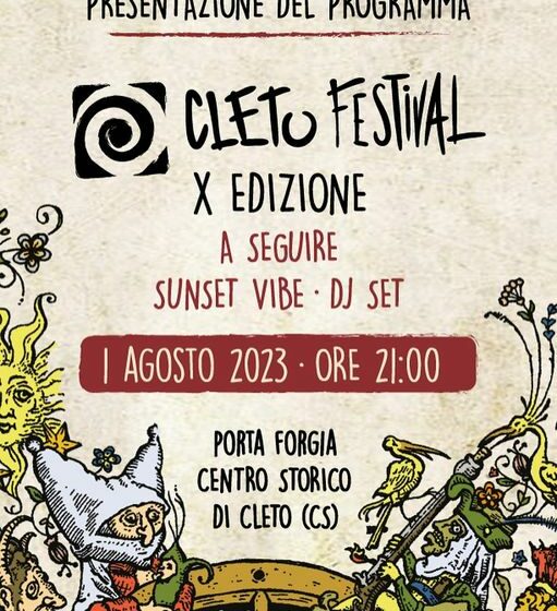 Presentazione del programma della decima edizione del Cleto festival