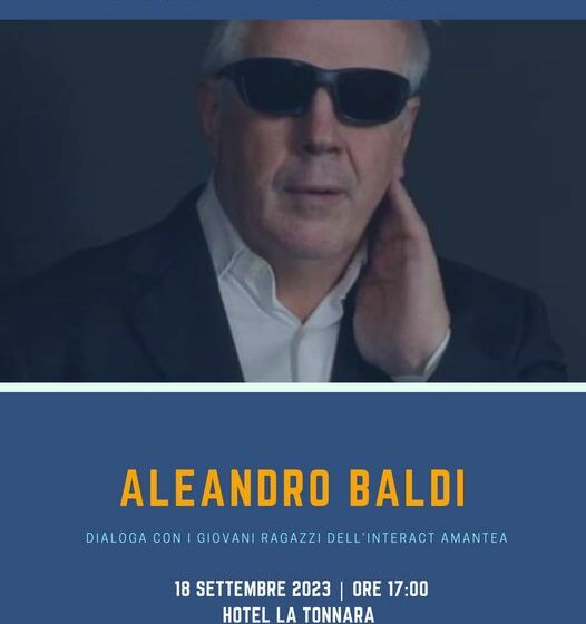  La voce di Aleandro Baldi per i giovani di Amantea