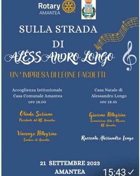 sulla strada di alessandro longo, tappa del progetto itinerario musicale italiano