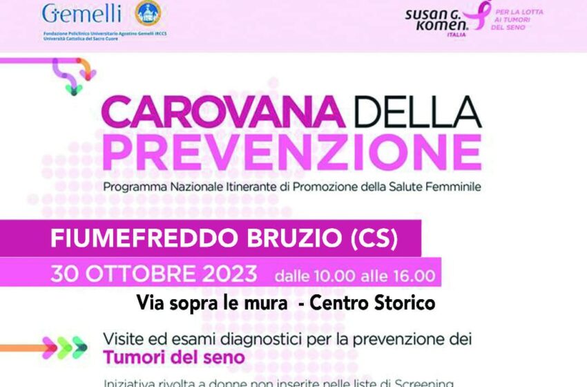  Doppio appuntamento con la prevenzione