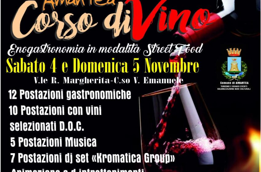 Degustazioni di vino per le strade di Amantea