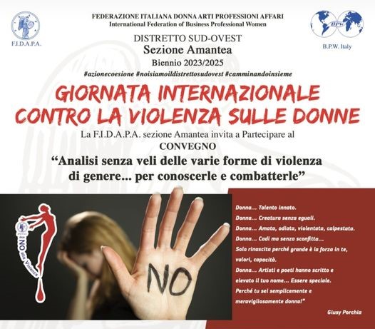 La Fidapa di Amantea si interroga sulla violenza di genere