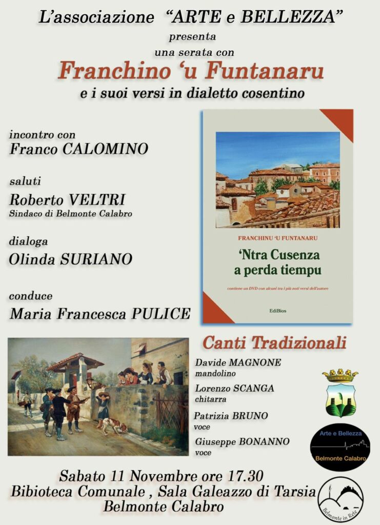 Versi dialettali e canti tradizionali a Belmonte