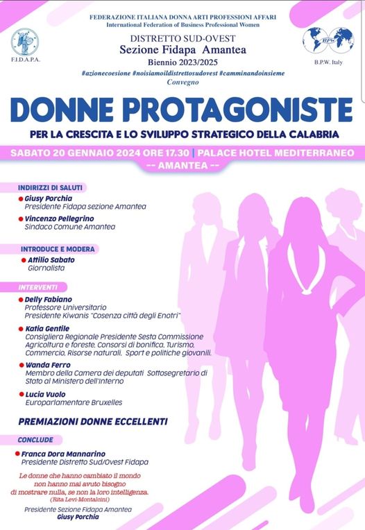 Donne protagoniste con la Fidapa Amantea