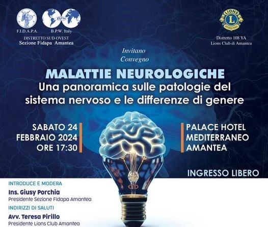 Ad Amantea si discute di malattie neurologiche