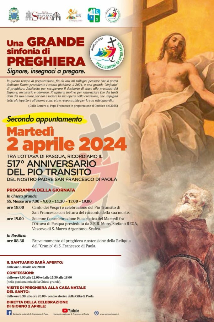 programma celebrazioni san francesco di paola 2024