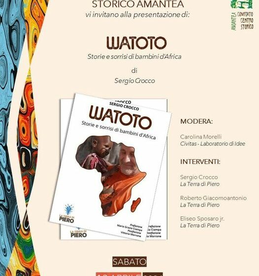 “Watoto” di Sergio Crocco ad Amantea